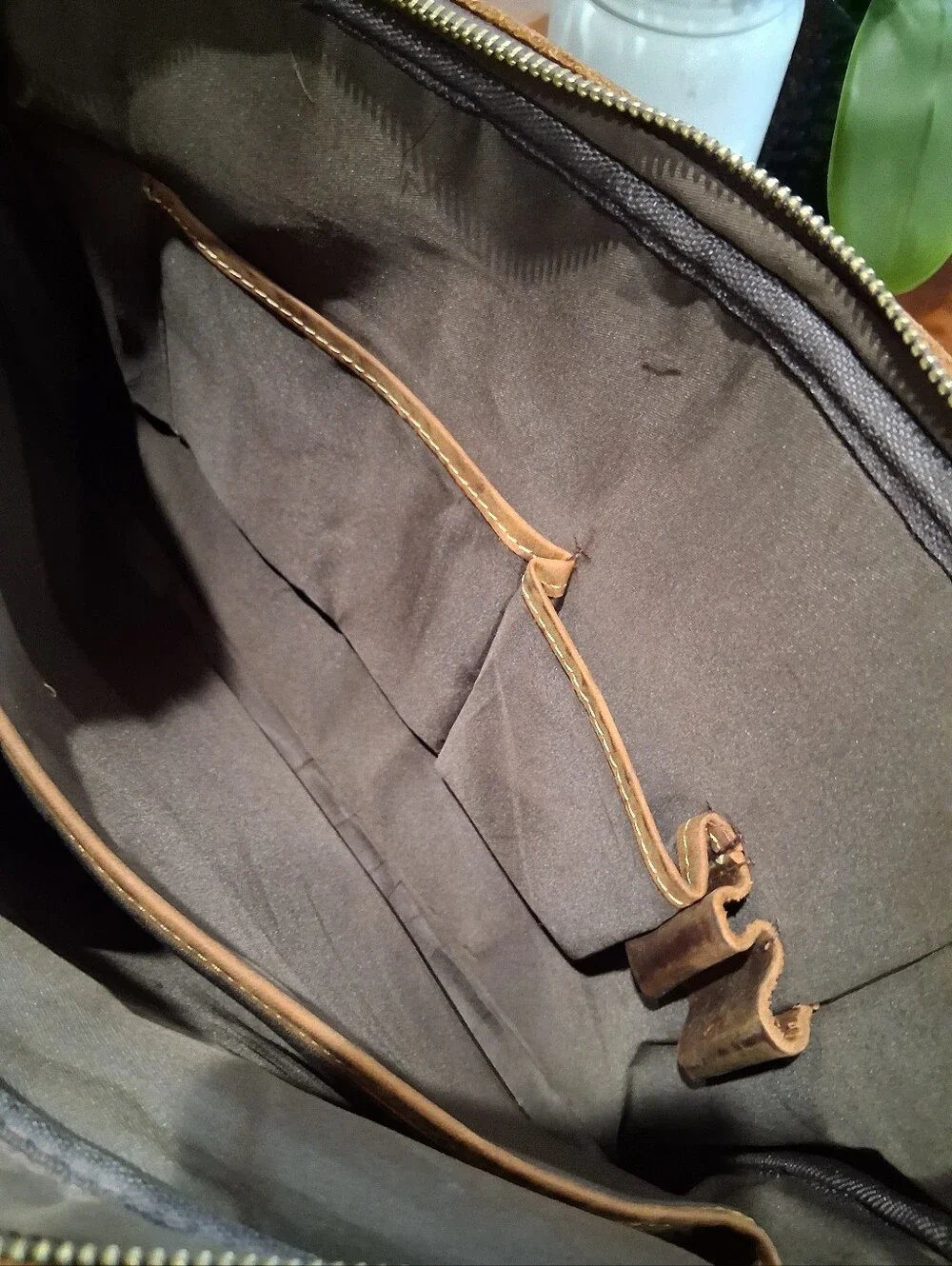 Gorgeous KATTEE Rustic Leather Briefcase